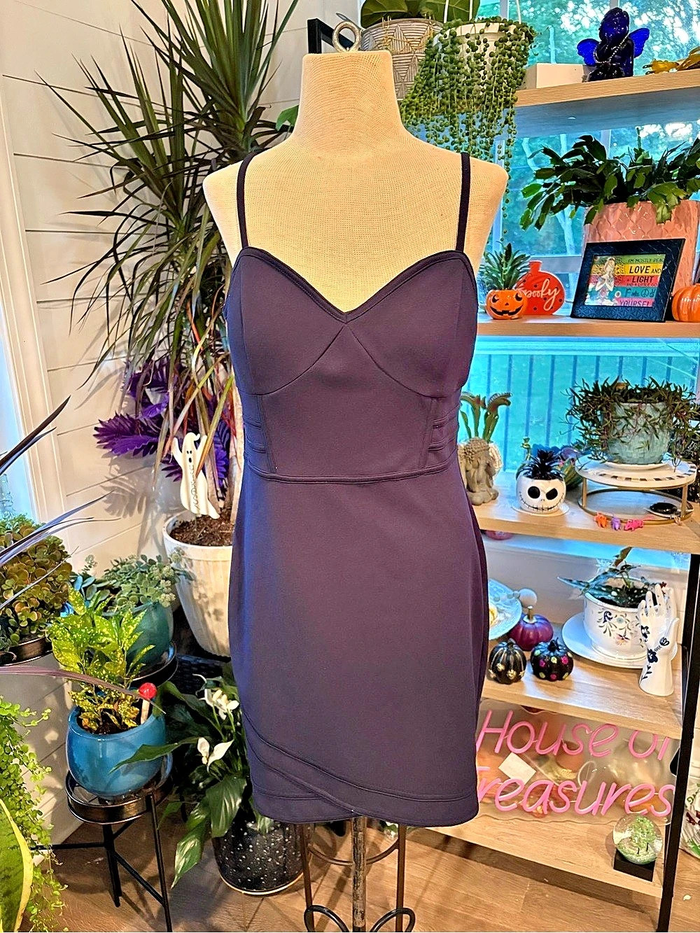 Guess Mini Dress in Purple Size Small Like New